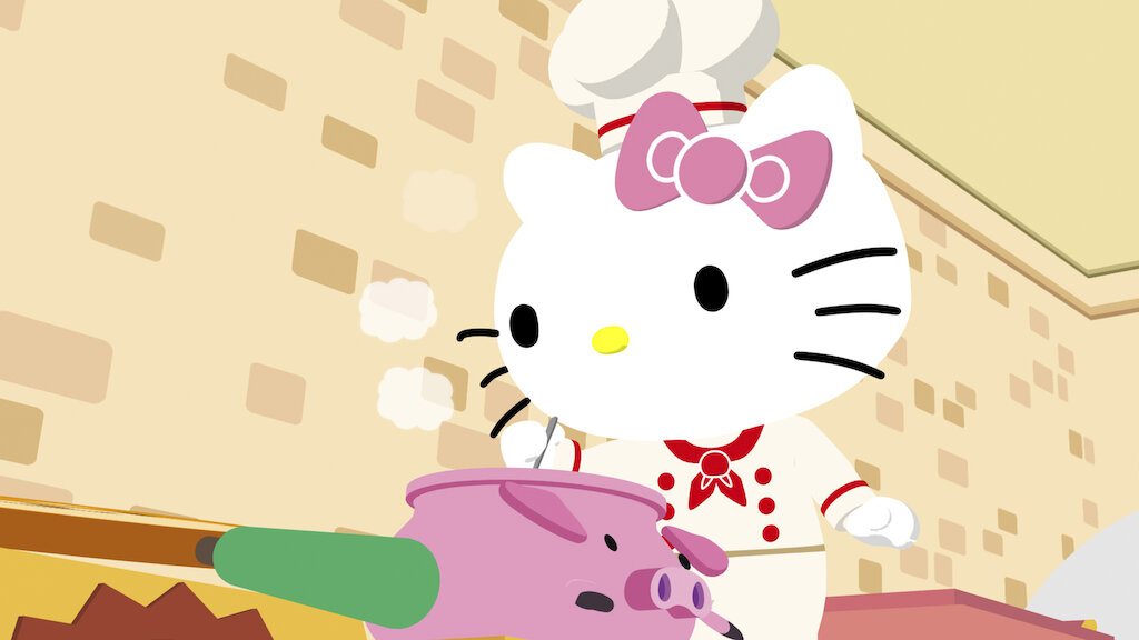 ハローキティとピンキー リオのようこそ ポンポンタウン まほうのレストラン Netflix